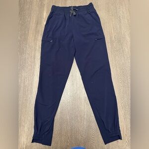 WHITE CROSS NAVY JOGGER SCRUB PANTS - Size Small Tall SKU:199